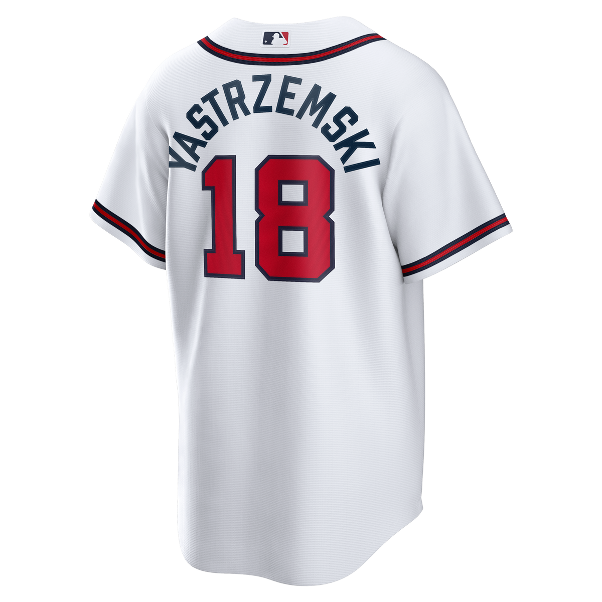 Men's Atlanta Braves Mike Yastrzemski Nike White Replica Jersey