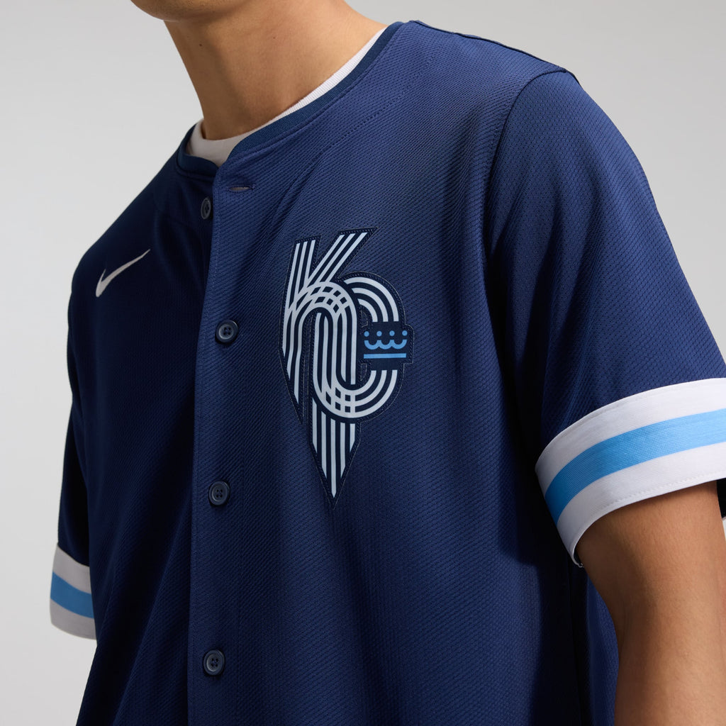 Men's Kansas City Royals  Nike Navy City Connect Limited Jersey