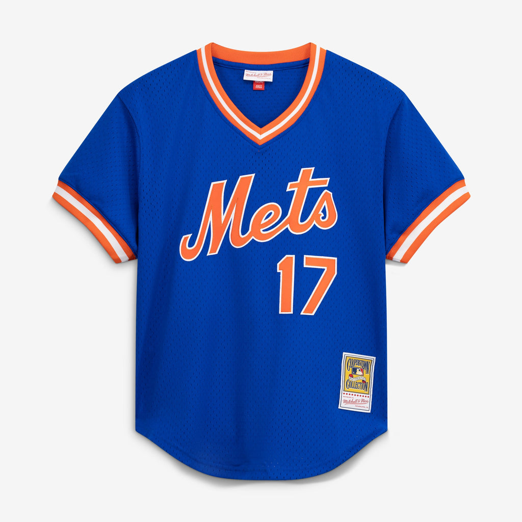 Men's New York Mets Keith Hernandez Mitchell & Ness Royal Authentic Batting Practice Jersey