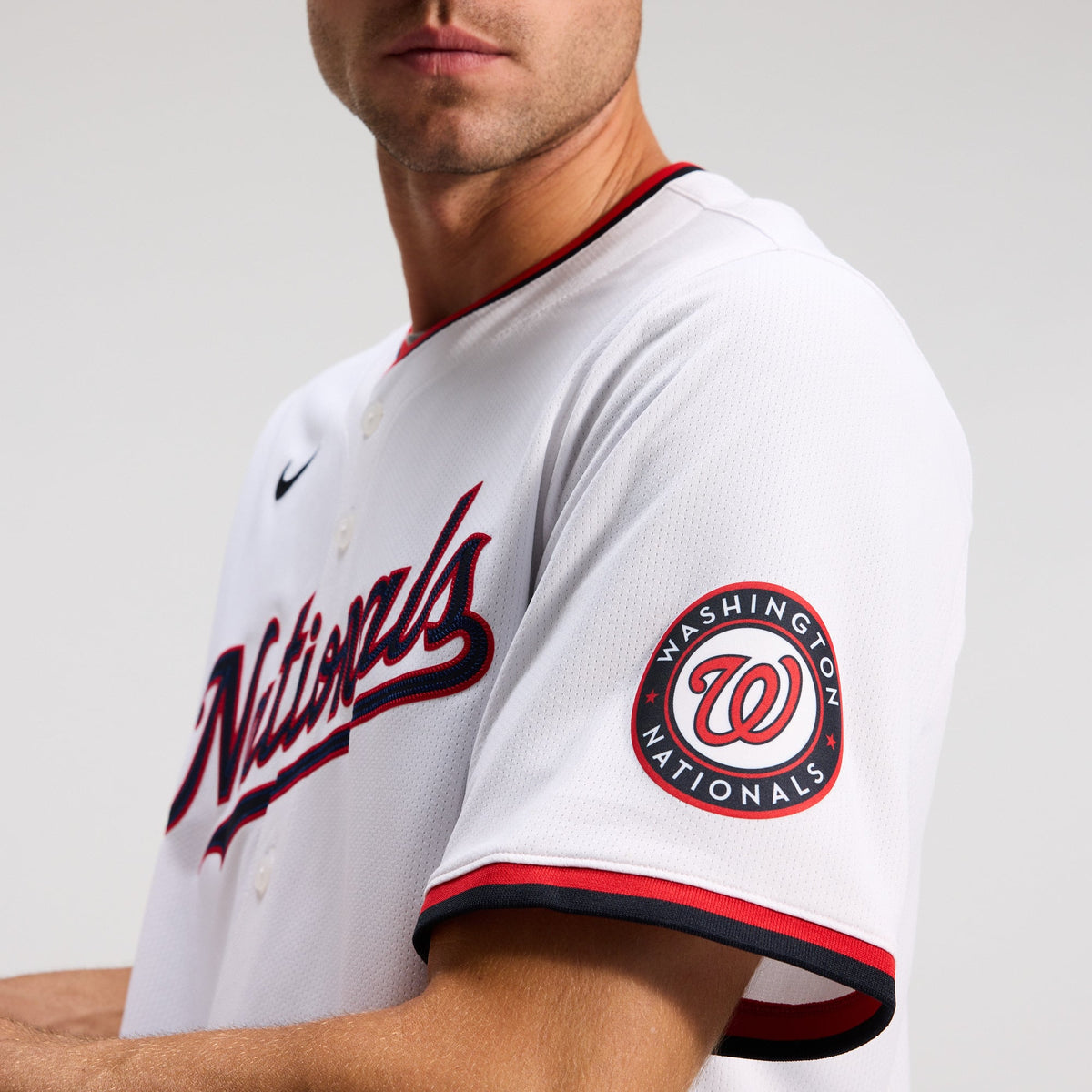 Men's Washington Nationals Dylan Crews Nike Navy Alternate Limited Jersey