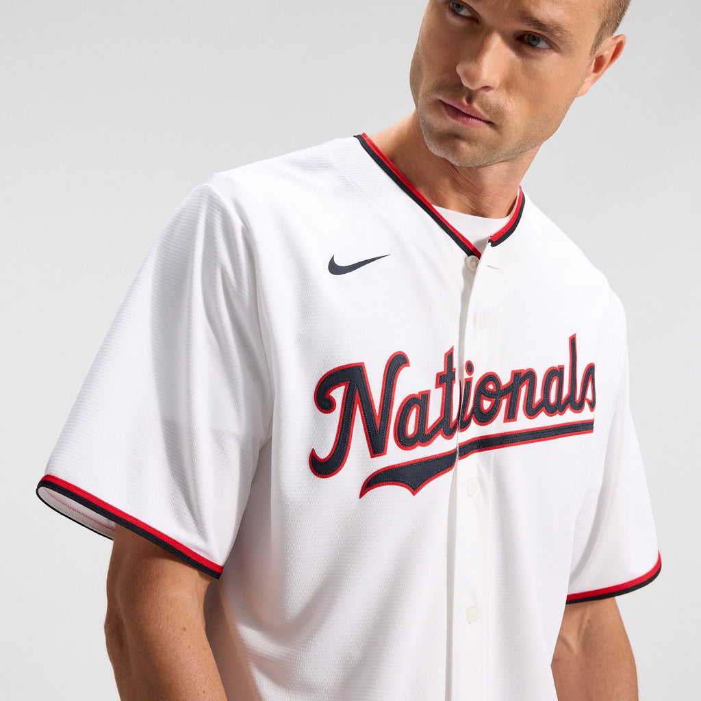 Men's  Washington Nationals CJ Abrams Nike White Home Replica Jersey