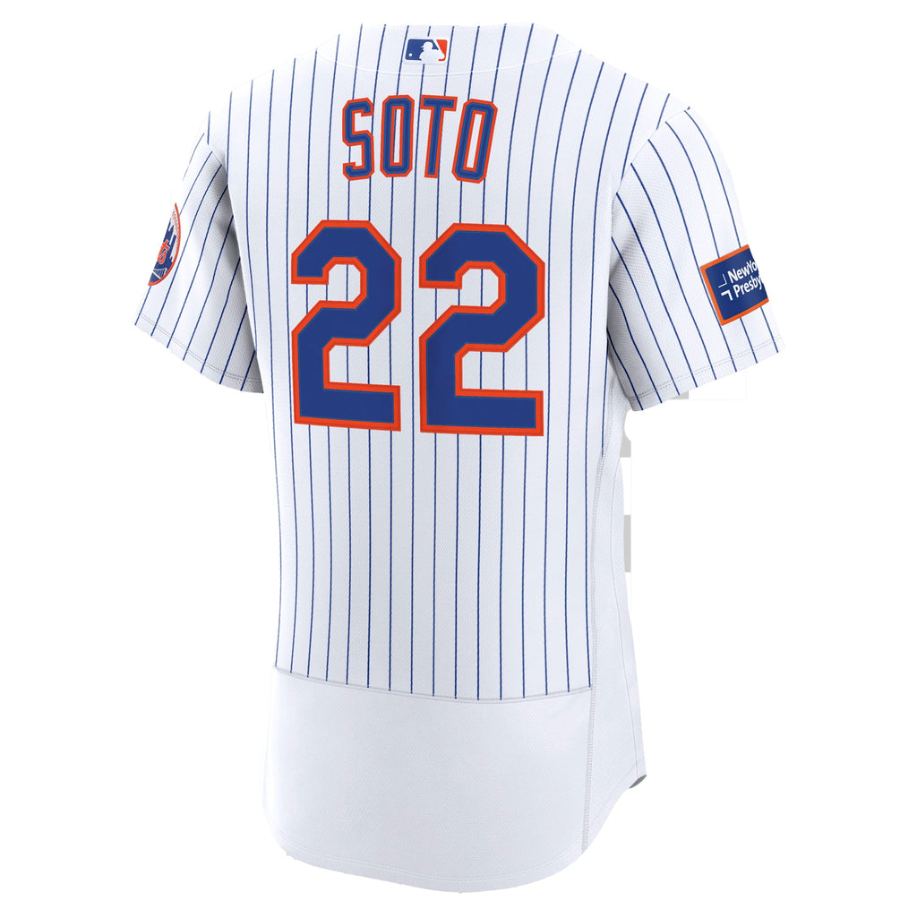 Men's New York Mets Juan Soto Nike Black Alternate Authentic Sponsor Patch Jersey