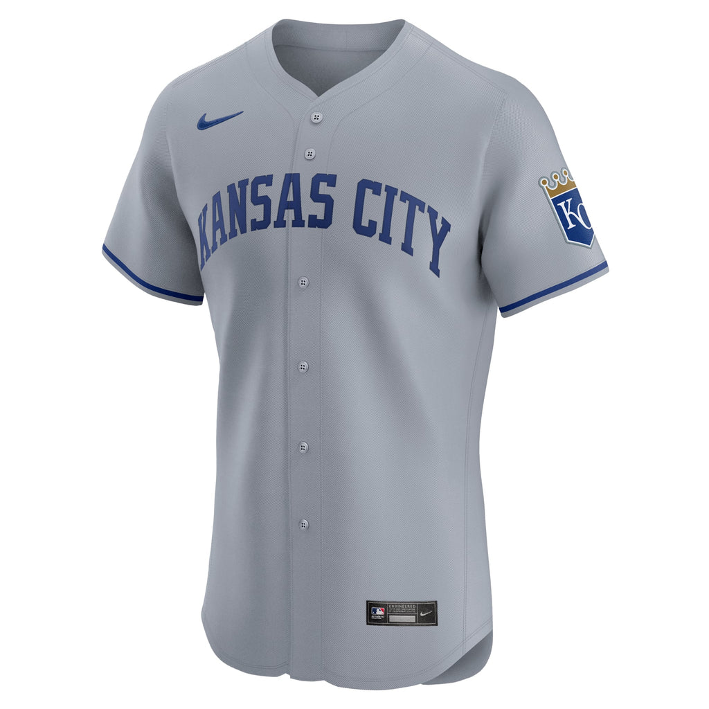 Men's Kansas City Royals Nike White Home Elite Jersey