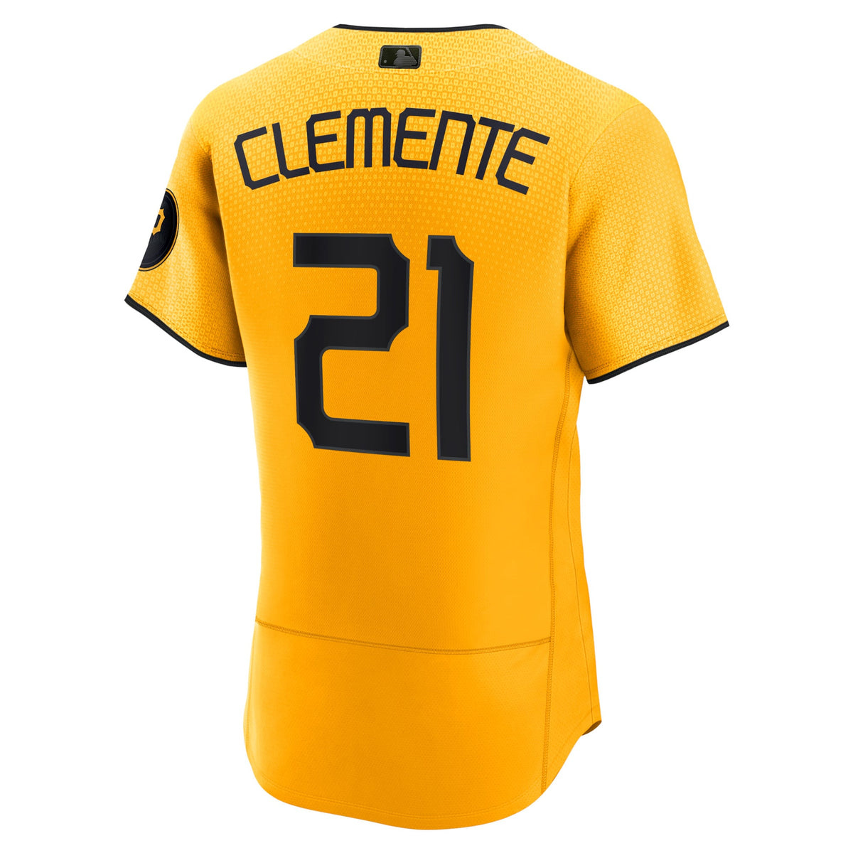 Men's Pittsburgh Pirates Roberto Clemente Nike Gold City Connect Authentic Player Jersey