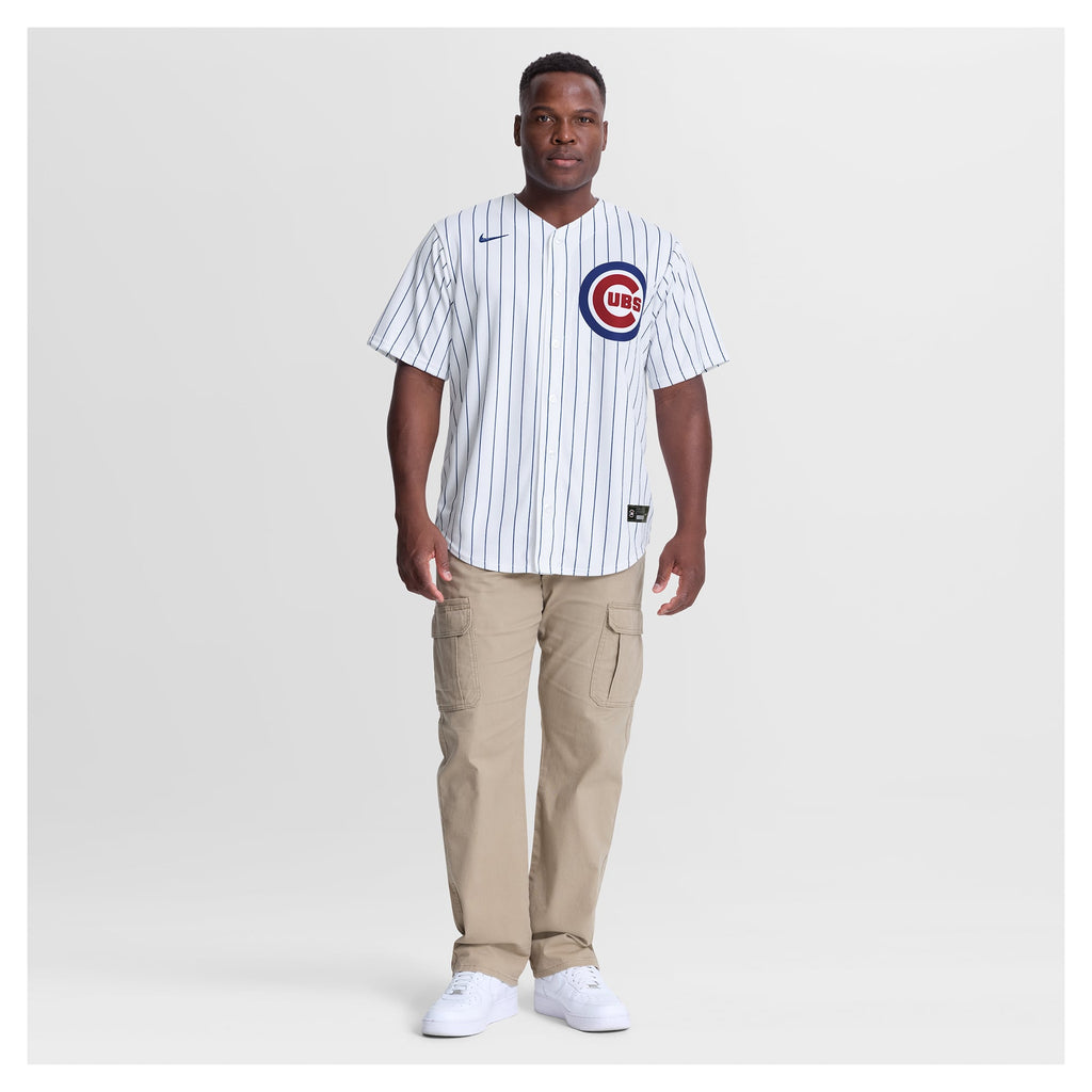 Men's Chicago Cubs Carson Kelly Nike White Home Replica Jersey