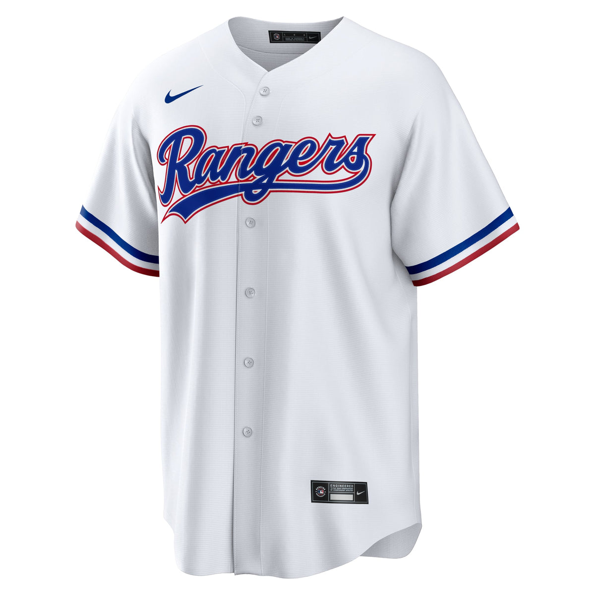 Men's Texas Rangers Wyatt Langford Nike White Home Replica Jersey
