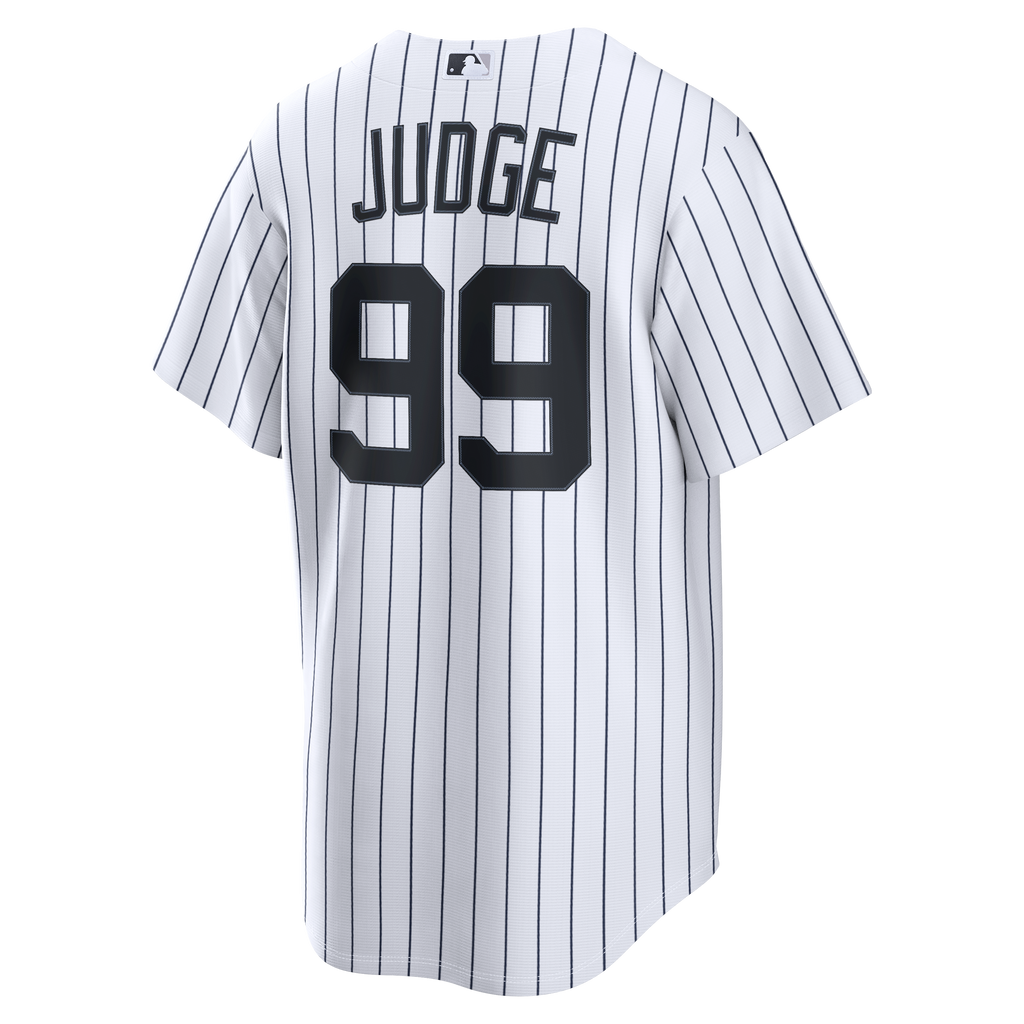 Men's New York Yankees Aaron Judge Nike White Home Replica Jersey