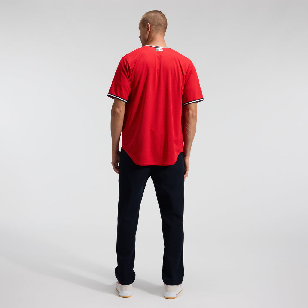 Men's  Cleveland Guardians  Nike Red Alternate 2 Replica Jersey