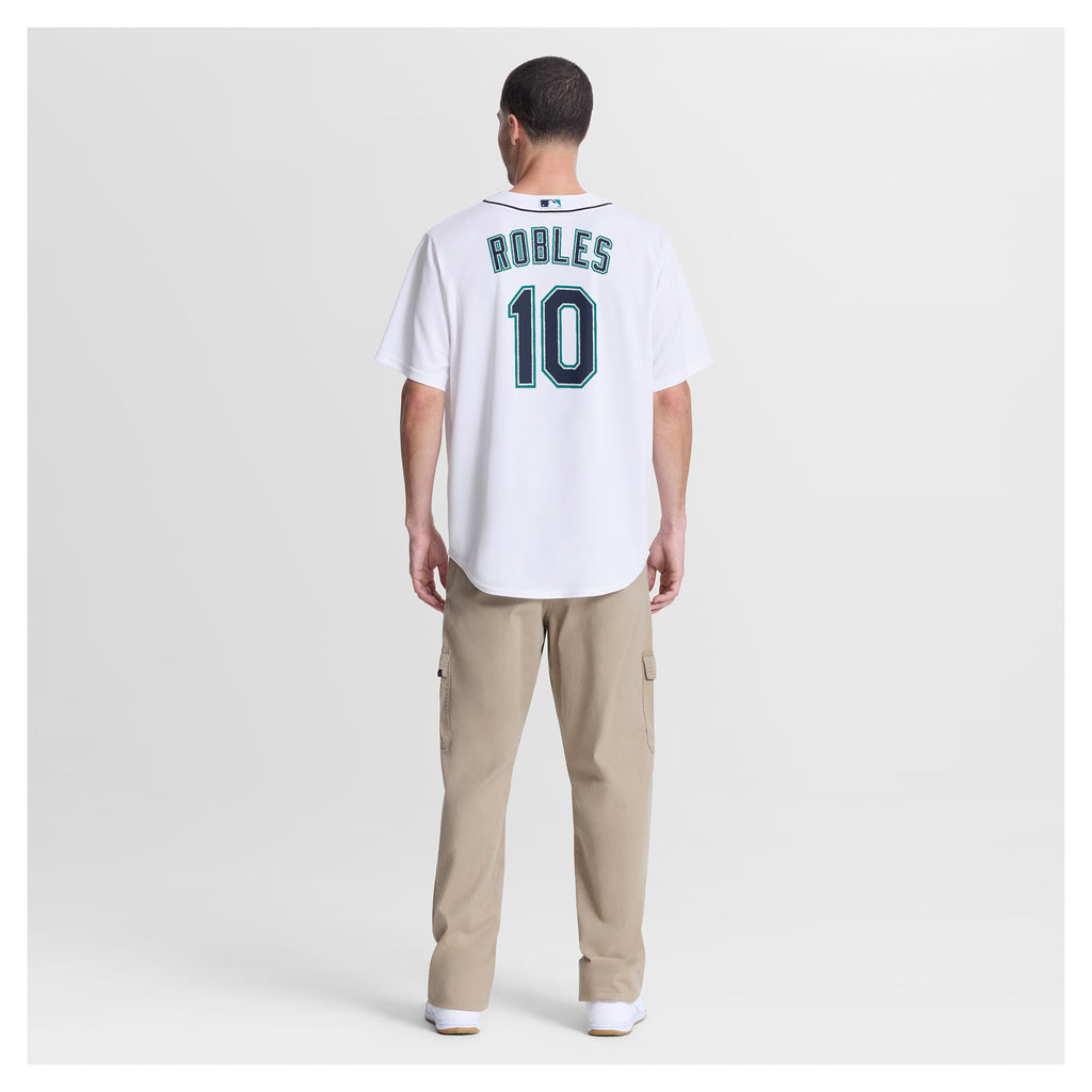 Men's Seattle Mariners Victor Robles Nike White Home Replica Jersey
