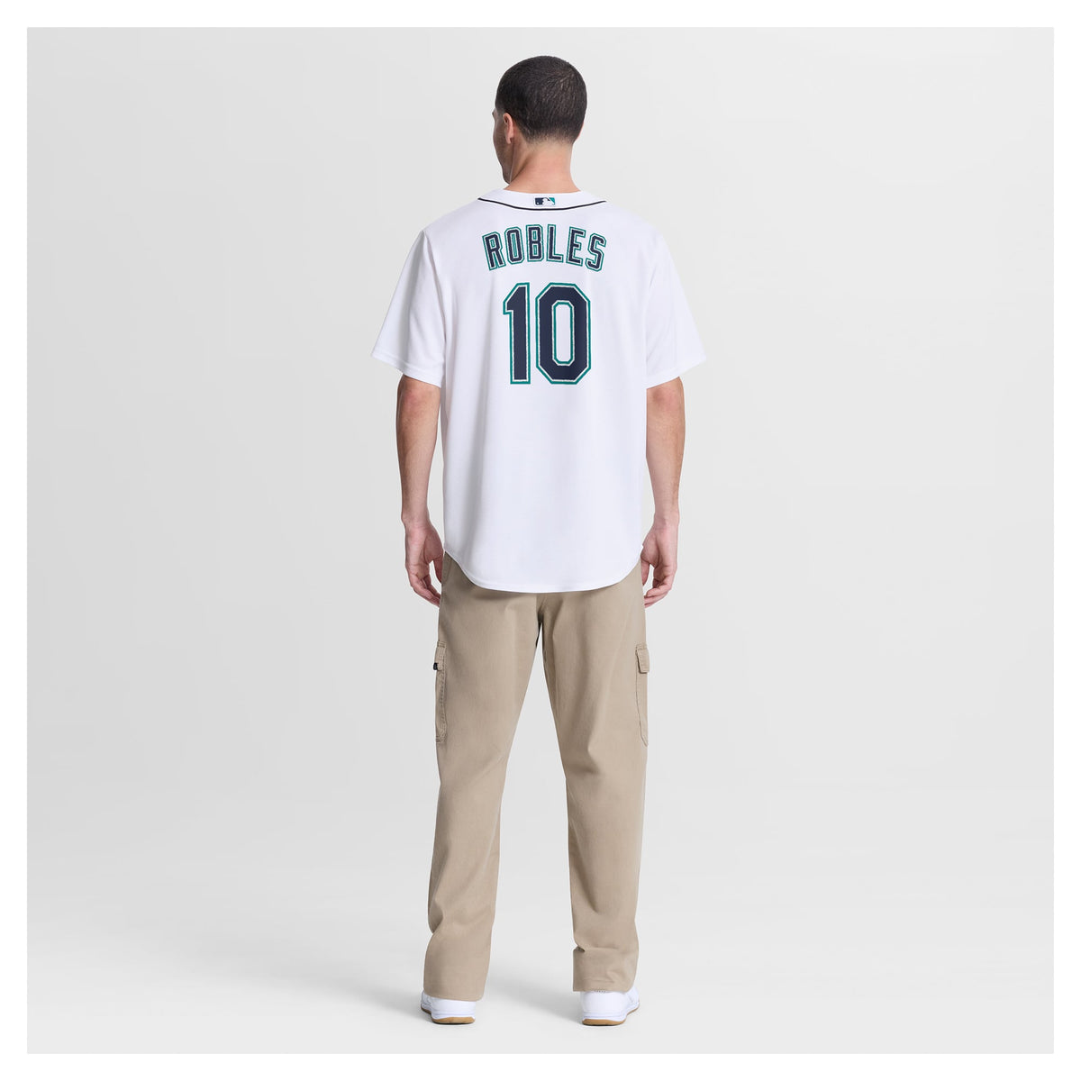 Men's Seattle Mariners Victor Robles Nike White Home Replica Jersey