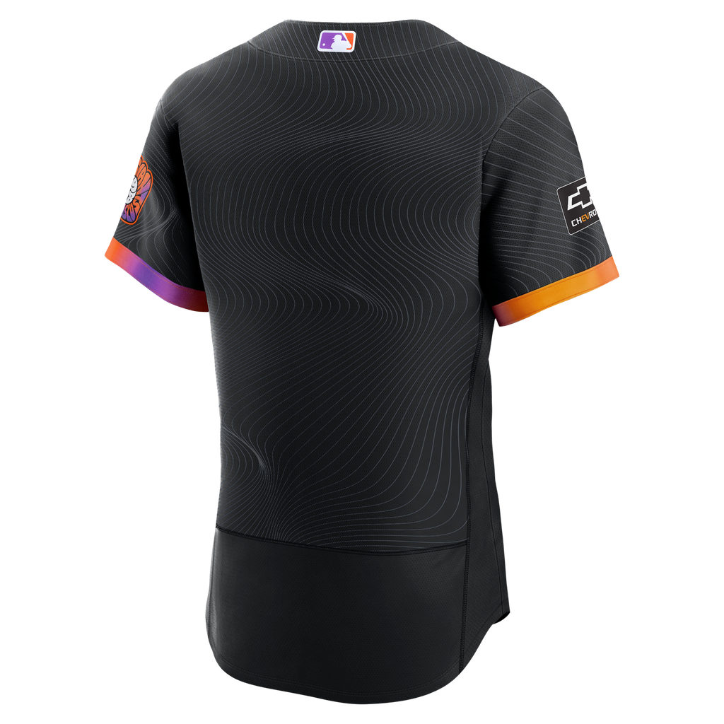 Men's San Francisco Giants Nike Anthracite City Connect Authentic Sponsor Patch Jersey
