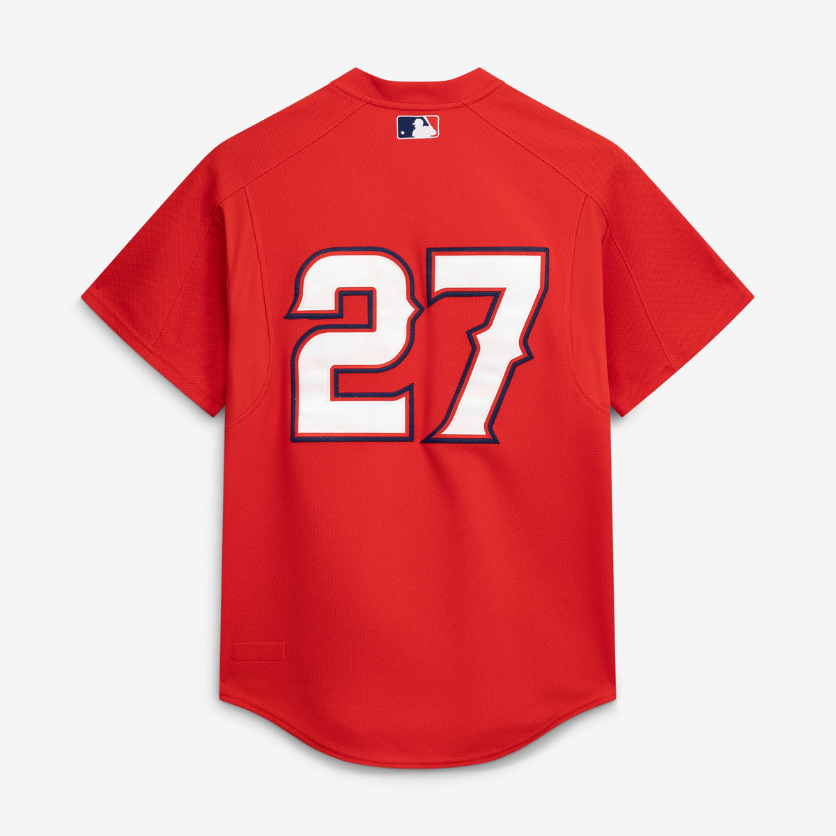 Men's California Angels Vladimir Guerrero Mitchell & Ness Red Authentic Batting Practice Jersey