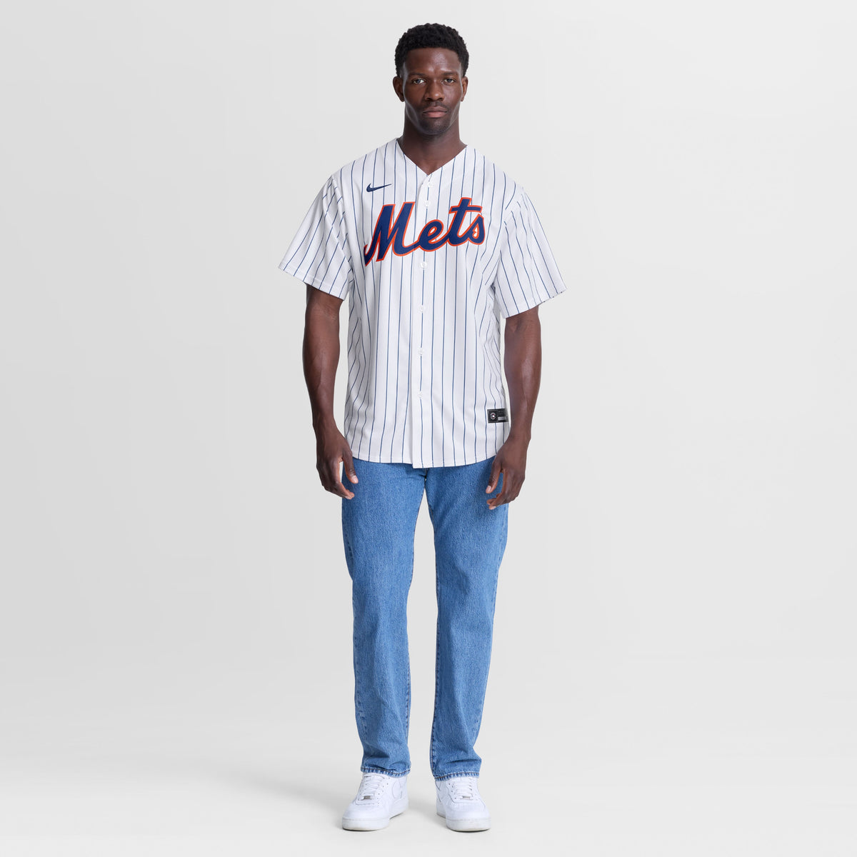 Men's New York Mets Dedniel Núñez Nike White Home Replica Jersey
