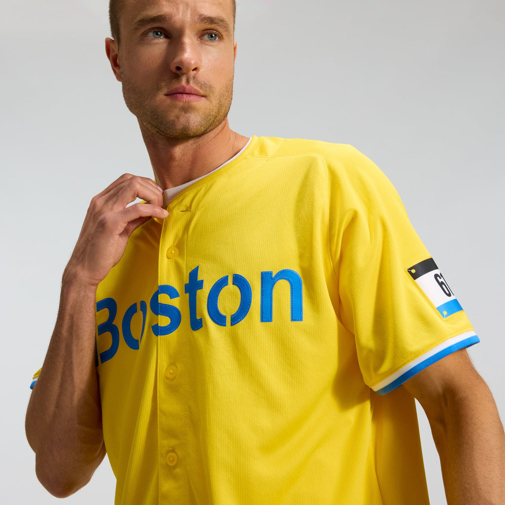 Men's Boston Red Sox  Nike Gold City Connect Limited Jersey