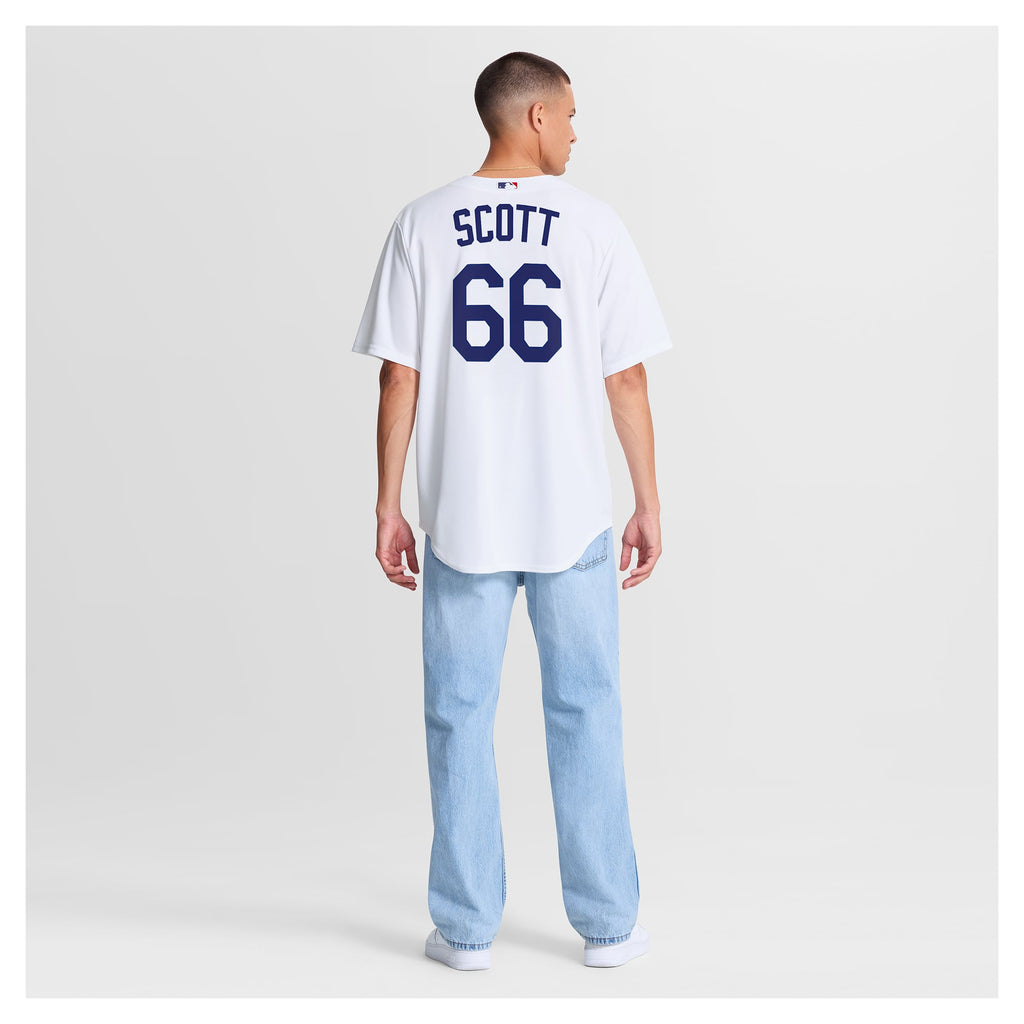 Men's Los Angeles Dodgers Tanner Scott Nike White Home Replica Jersey