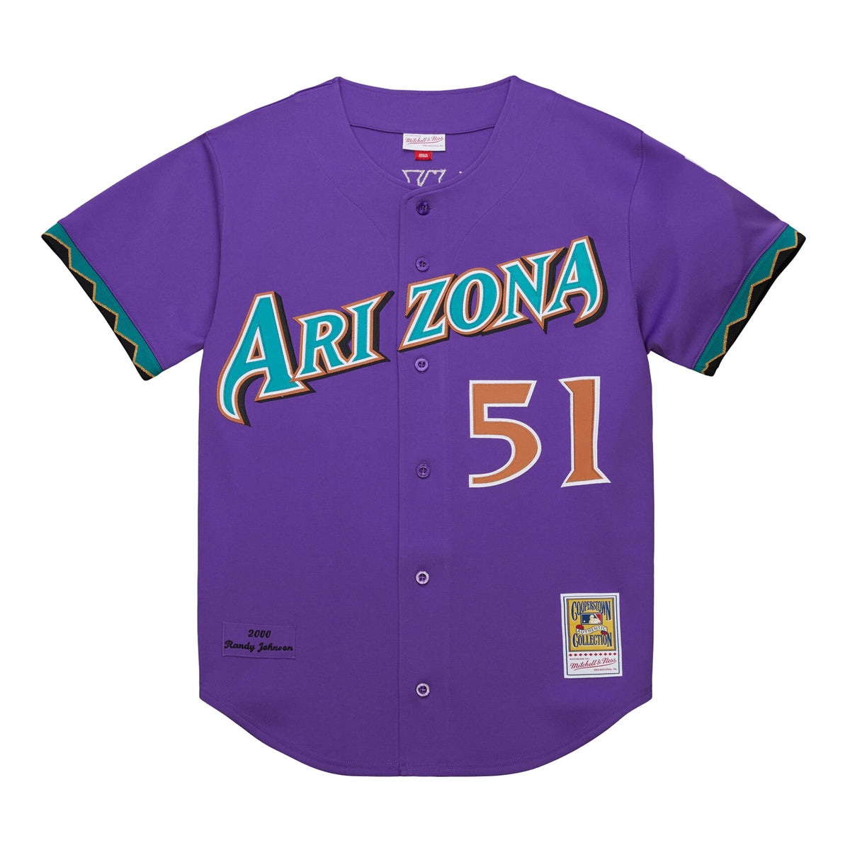 Men's Arizona Diamondbacks Randy Johnson Mitchell & Ness Black 2001 Authentic Jersey