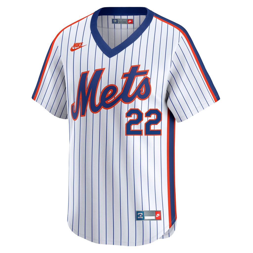 Men's New York Mets Juan Soto Nike White Cooperstown Collection Limited 40th Anniversary Jersey