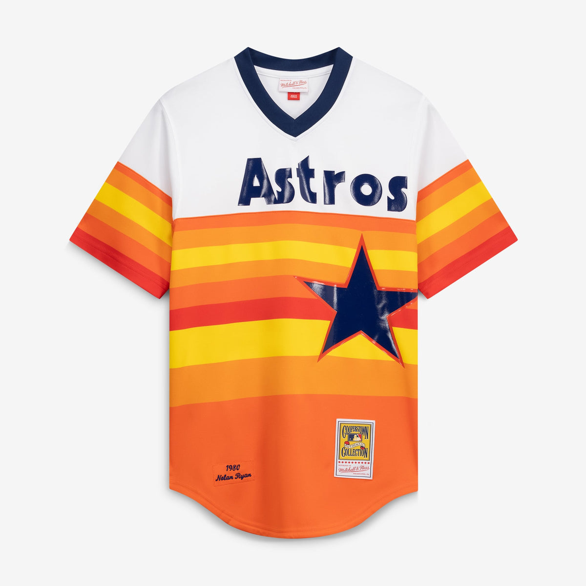 Men's Houston Astros Nolan Ryan Mitchell & Ness White Throwback Authentic Jersey