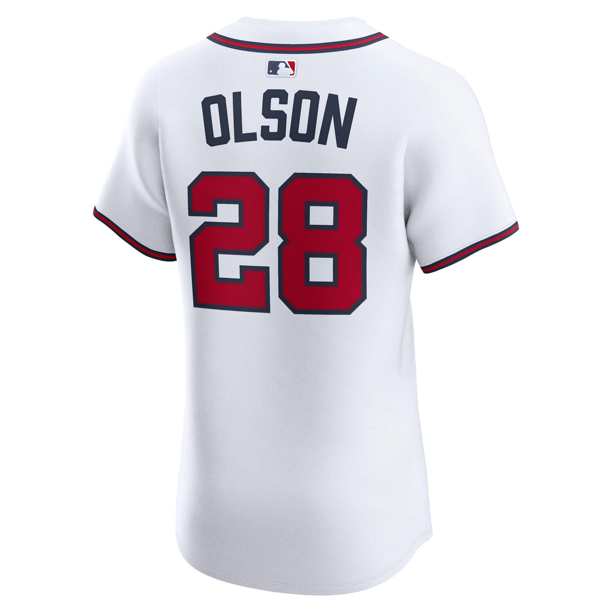 Men's Atlanta Braves Matt Olson Nike White Home Elite Player Jersey