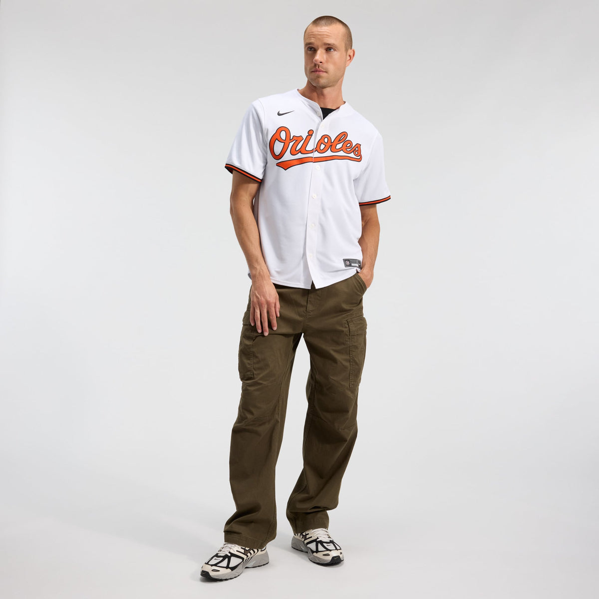 Men's Baltimore Orioles Nike Gray Road Limited Jersey