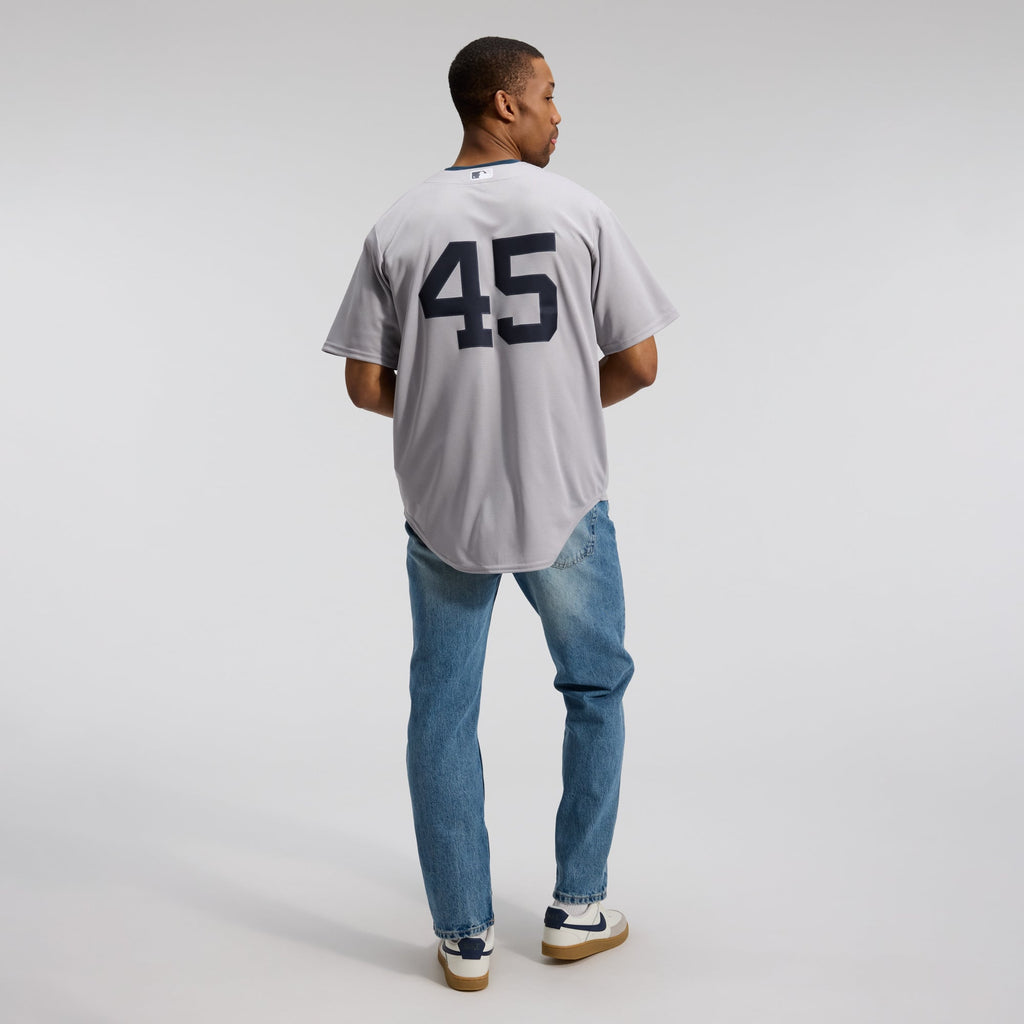 Men's  New York Yankees Gerrit Cole Nike Gray Road Replica Jersey