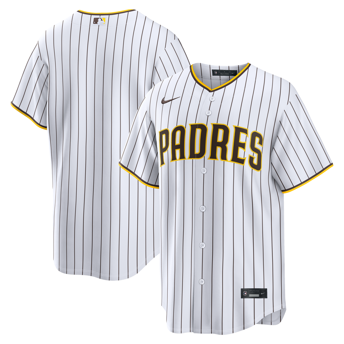 Men's San Diego Padres  Nike White Home Replica Jersey