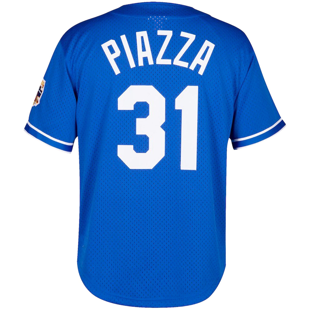 Men's Los Angeles Dodgers Mike Piazza Mitchell & Ness Royal Big & Tall Cooperstown Mesh Batting Practice Jersey