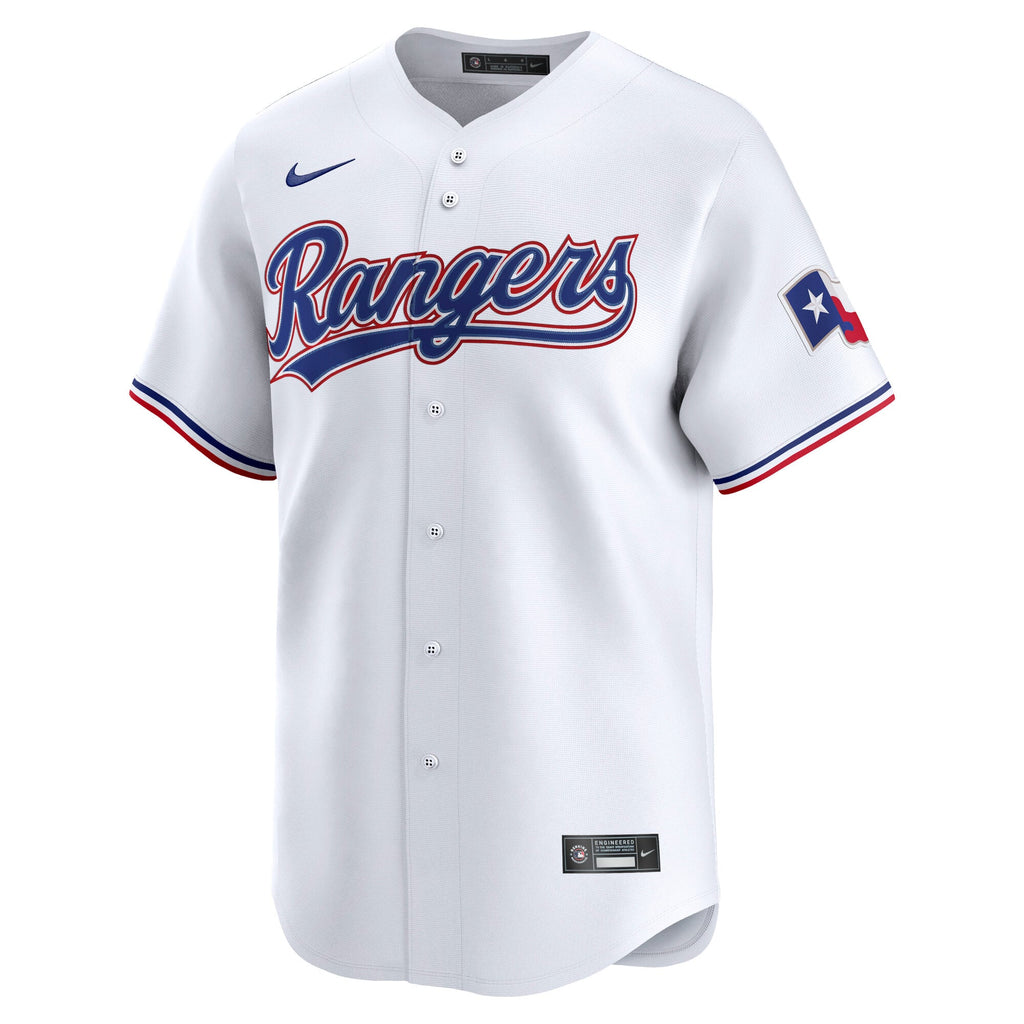 Men's Texas Rangers Nike White Home Limited Jersey