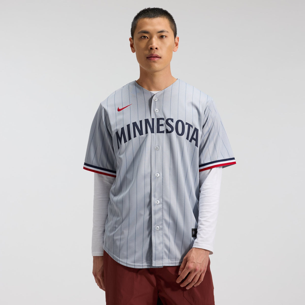 Men's Minnesota Twins  Nike White Home Replica Team Jersey