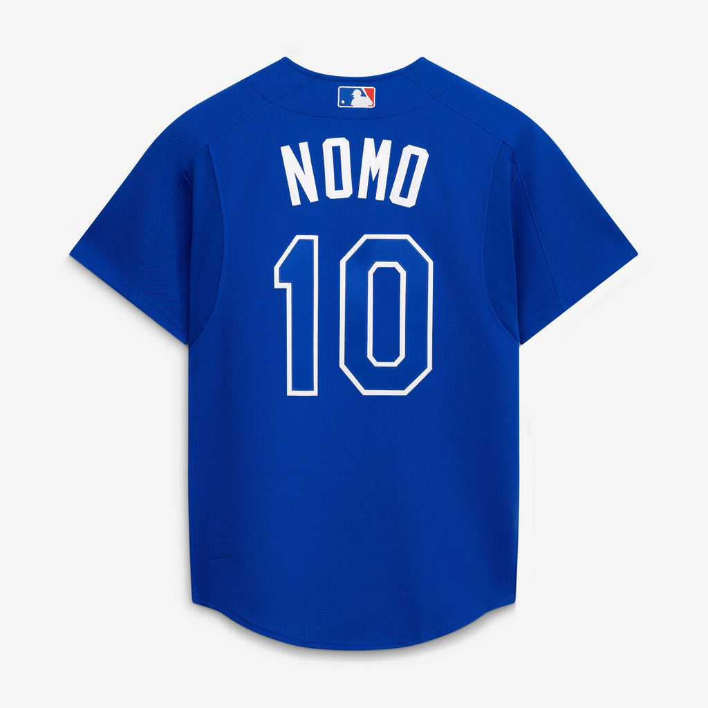 Men's Los Angeles Dodgers Hideo Nomo Mitchell & Ness Royal Cooperstown Collection 2004 Batting Practice Jersey