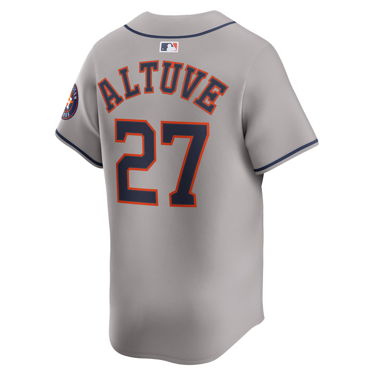 Men's Houston Astros Jose Altuve Nike Gray Road Limited Player Jersey
