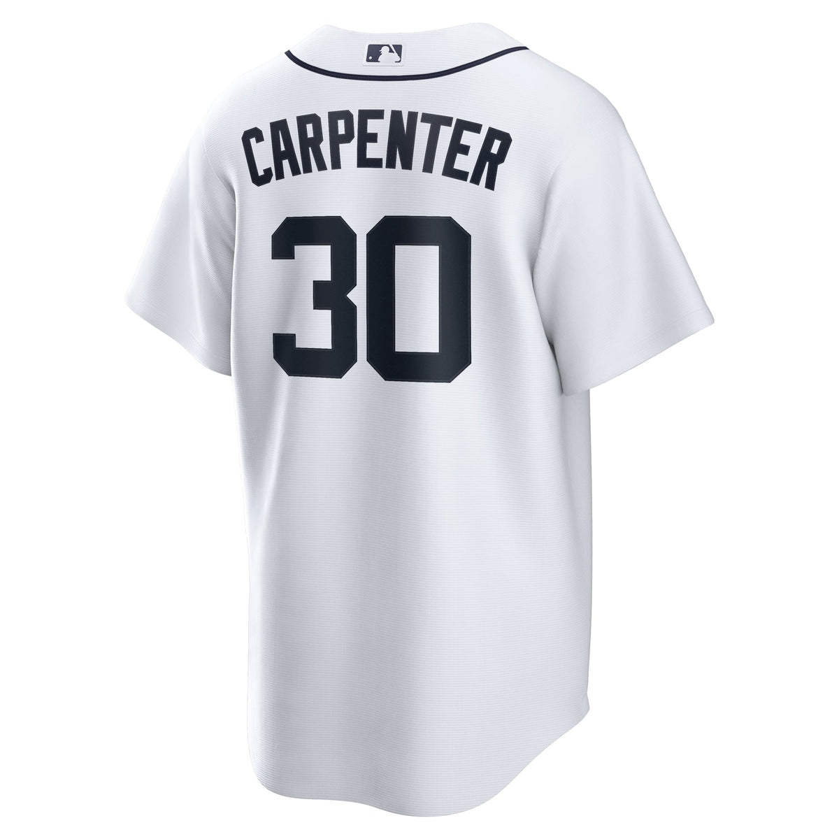 Men's Detroit Tigers Kerry Carpenter Nike White Home Replica Jersey