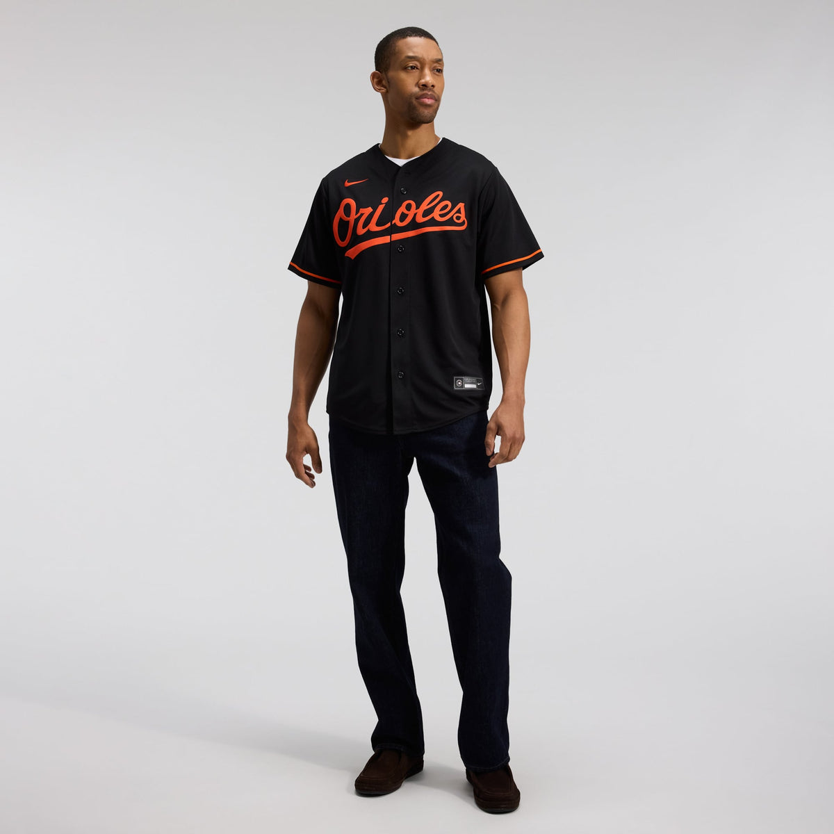 Men's Baltimore Orioles Nike Gray Road Replica Team Jersey
