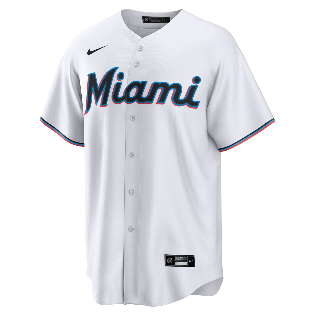 Men's Miami Marlins Graham Pauley Nike White Home Replica Jersey