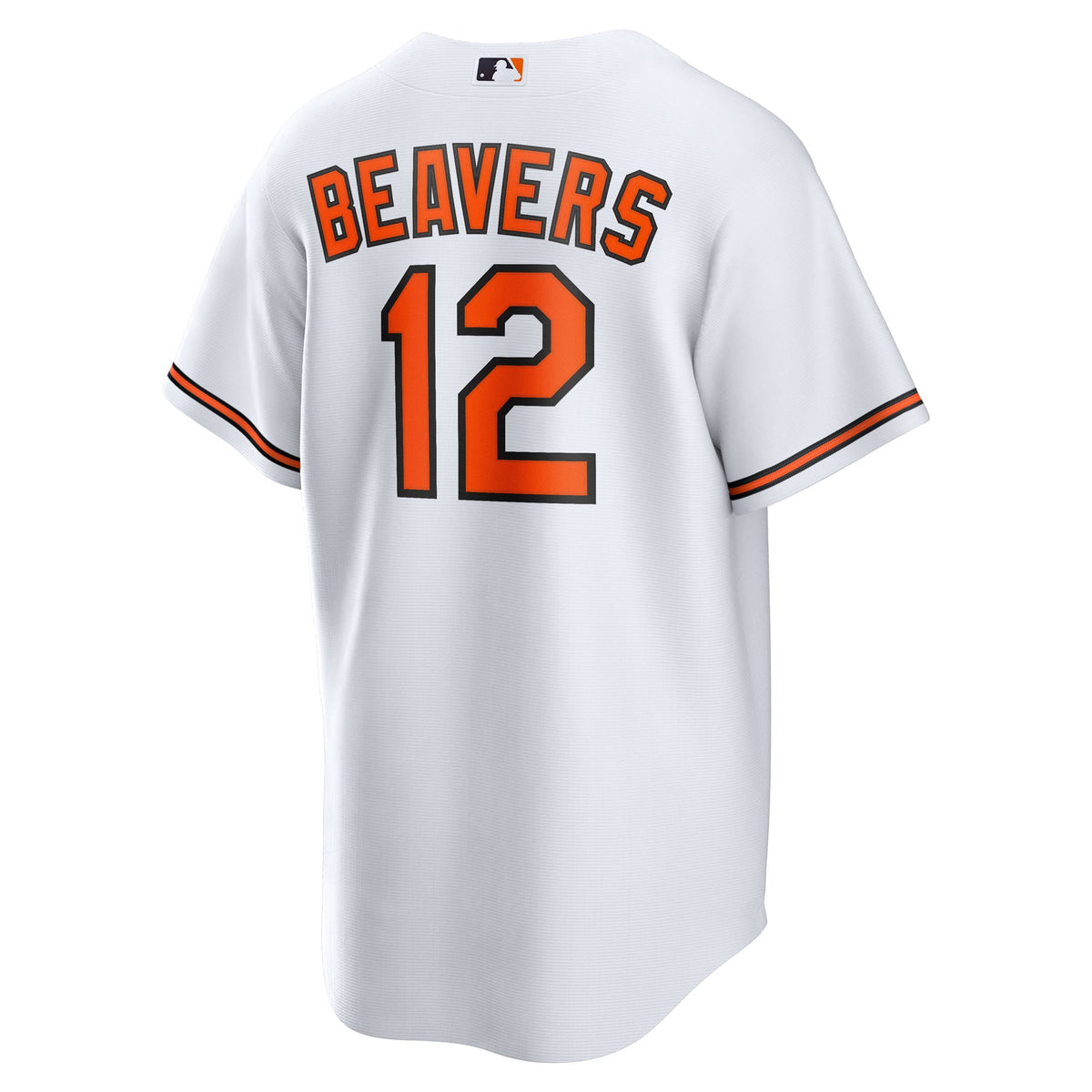 Men's Baltimore Orioles Dylan Beavers Nike White Home Replica Jersey