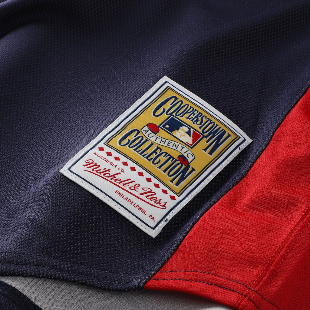 Men's Atlanta Braves Chipper Jones Mitchell & Ness Navy Authentic Batting Practice Jersey