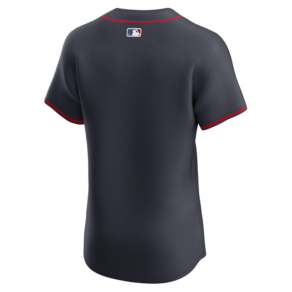 Men's Atlanta Braves Nike Navy Alternate Elite Jersey