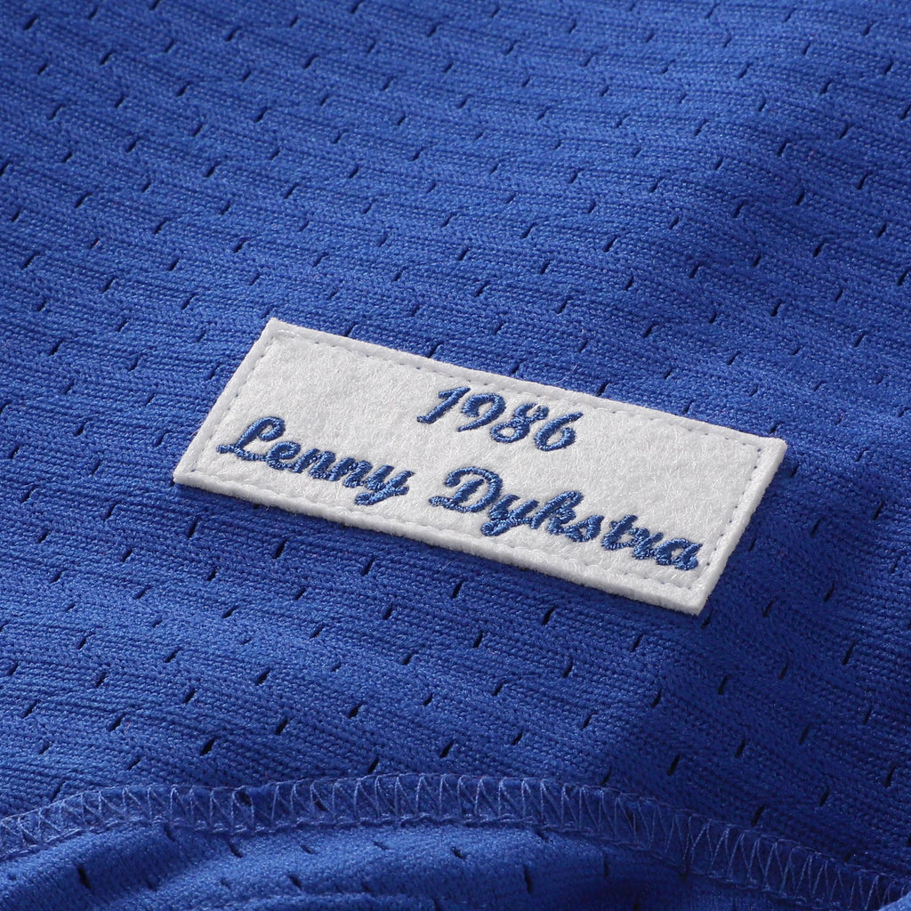 Men's New York Mets Lenny Dykstra Mitchell & Ness Royal Authentic Batting Practice Jersey