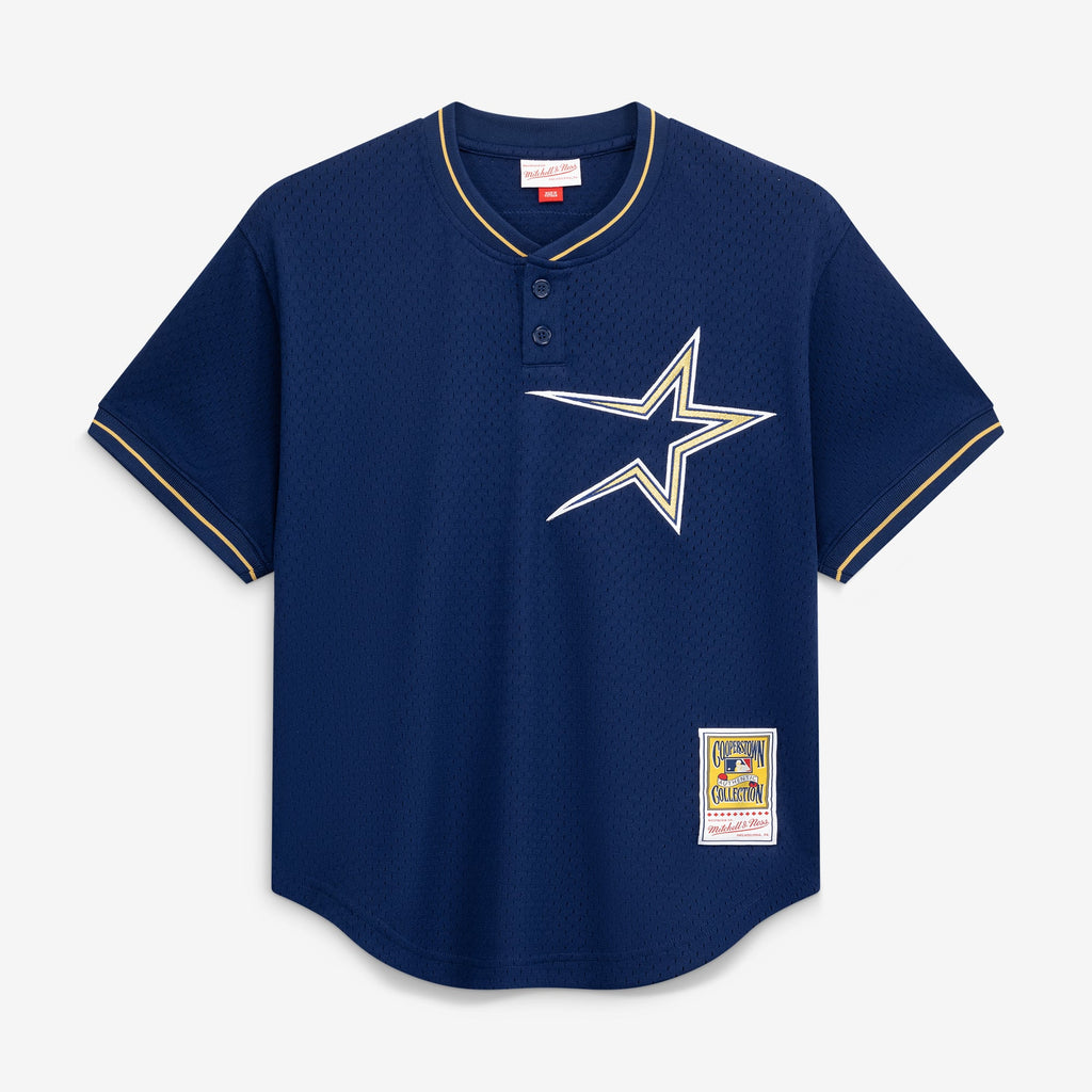 Men's Houston Astros Billy Wagner Mitchell & Ness Navy Authentic Batting Practice Jersey