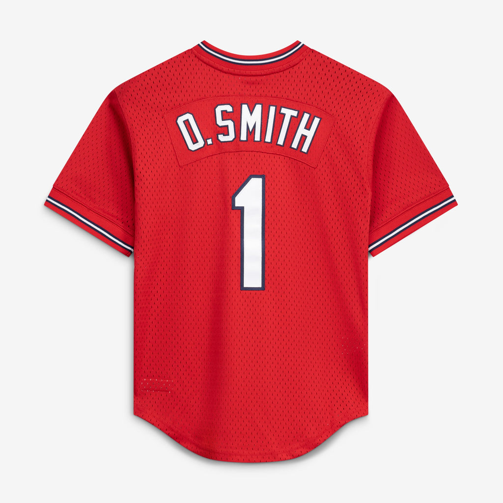 Men's St. Louis Cardinals Ozzie Smith Mitchell & Ness Navy Authentic Batting Practice Jersey