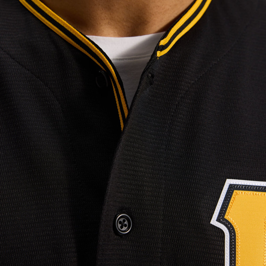 Men's Pittsburgh Pirates Nike Black Alternate Replica Team Jersey