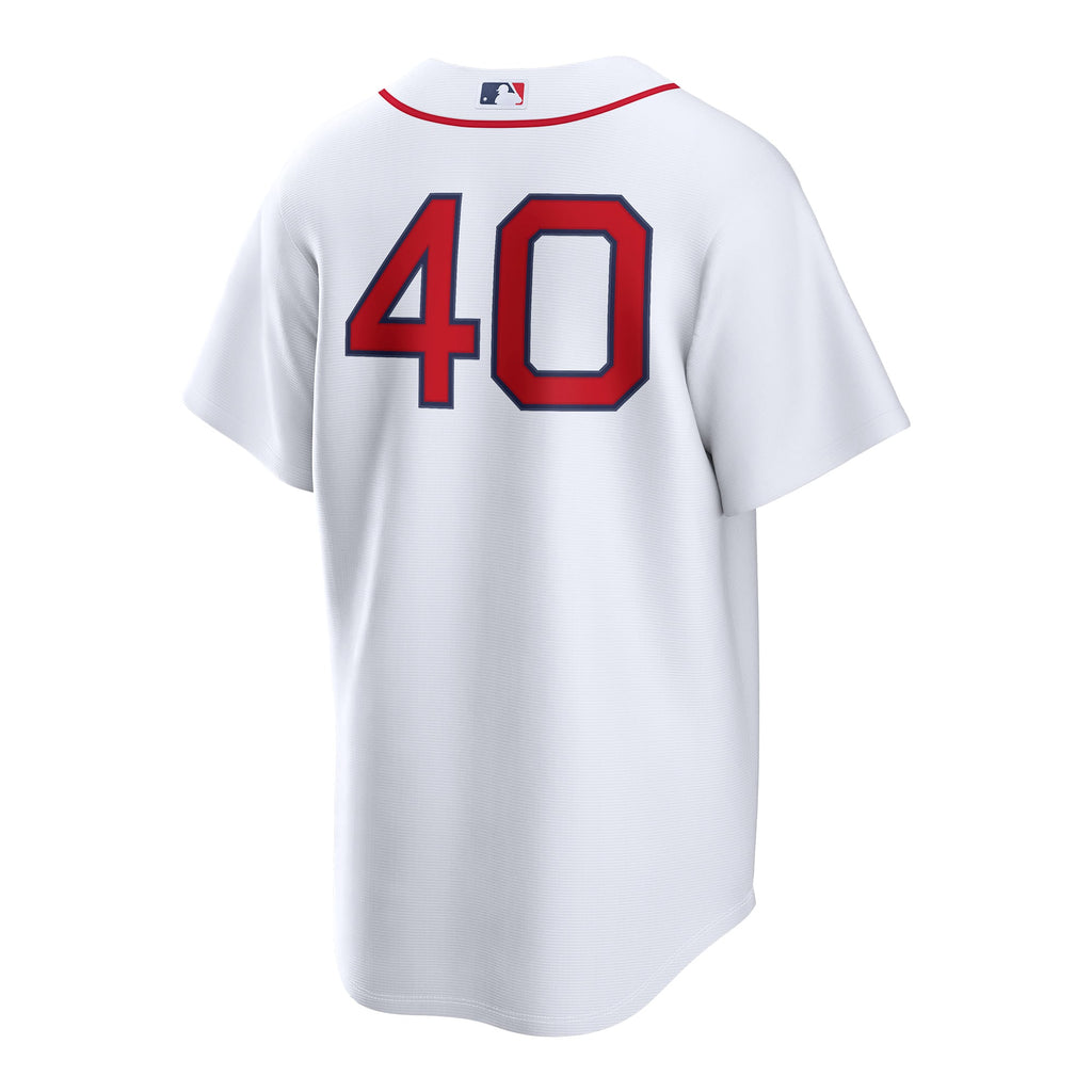 Men's Boston Red Sox Willson Contreras Nike White Home Replica Jersey