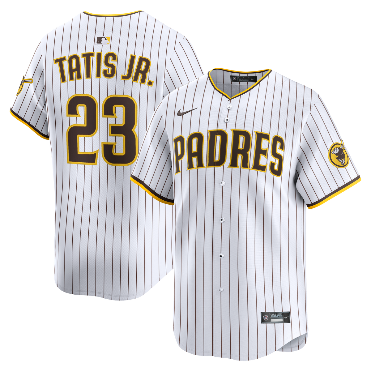 Men's San Diego Padres Fernando Tatis Jr. Nike Brown Road Limited Player Jersey