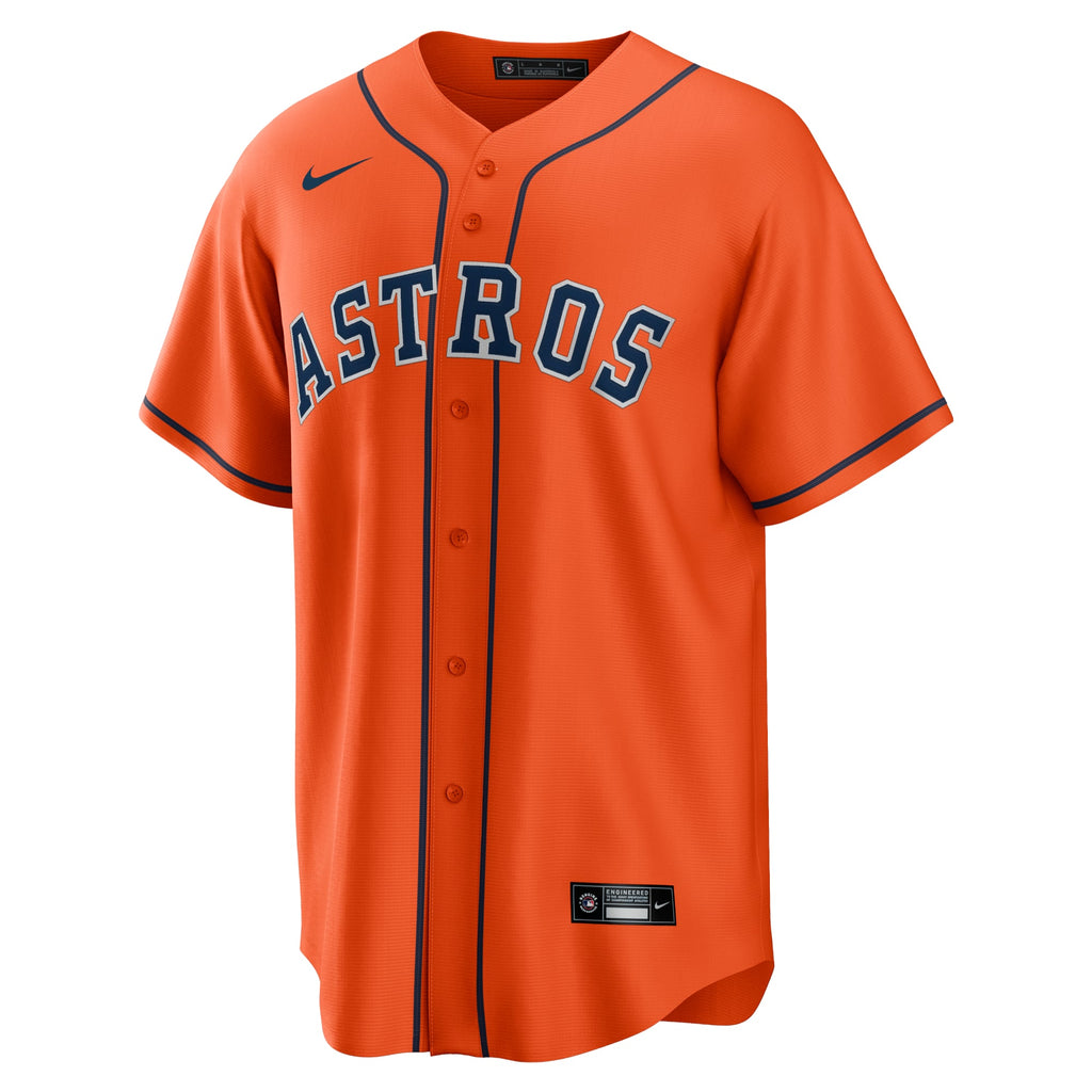 Men's Houston Astros Nike White Home Replica Team Jersey