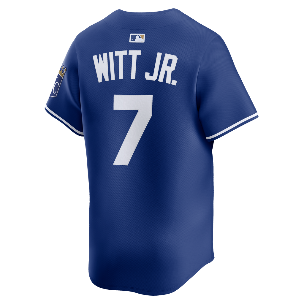 Men's Kansas City Royals Bobby Witt Jr. Nike Royal Alternate 2 Limited Player Jersey