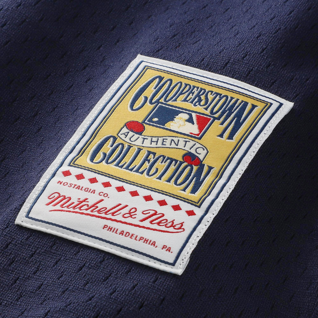 Men's St. Louis Cardinals Ozzie Smith Mitchell & Ness Navy Authentic Batting Practice Jersey