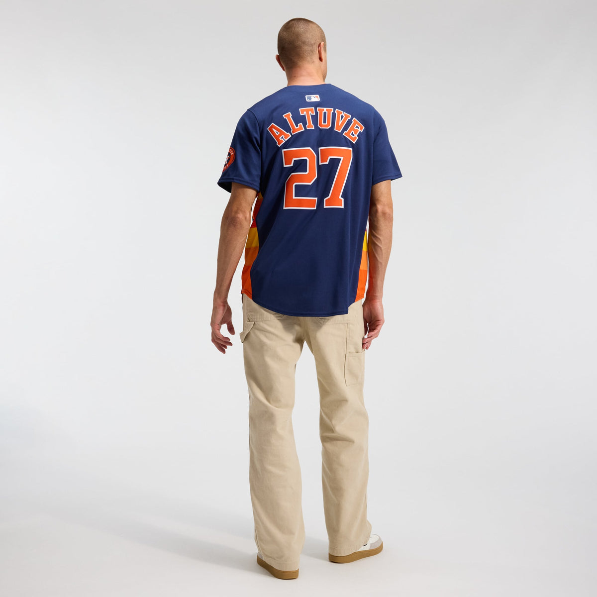 Men's Houston Astros Jose Altuve Nike Navy Alternate Limited Player Jersey