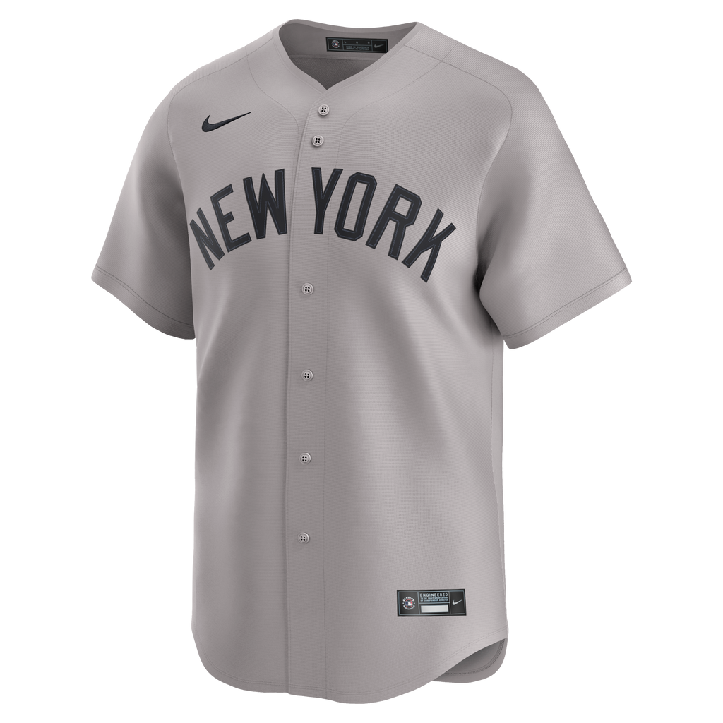 Men's New York Yankees Aaron Judge Nike Gray Road Limited Player Jersey