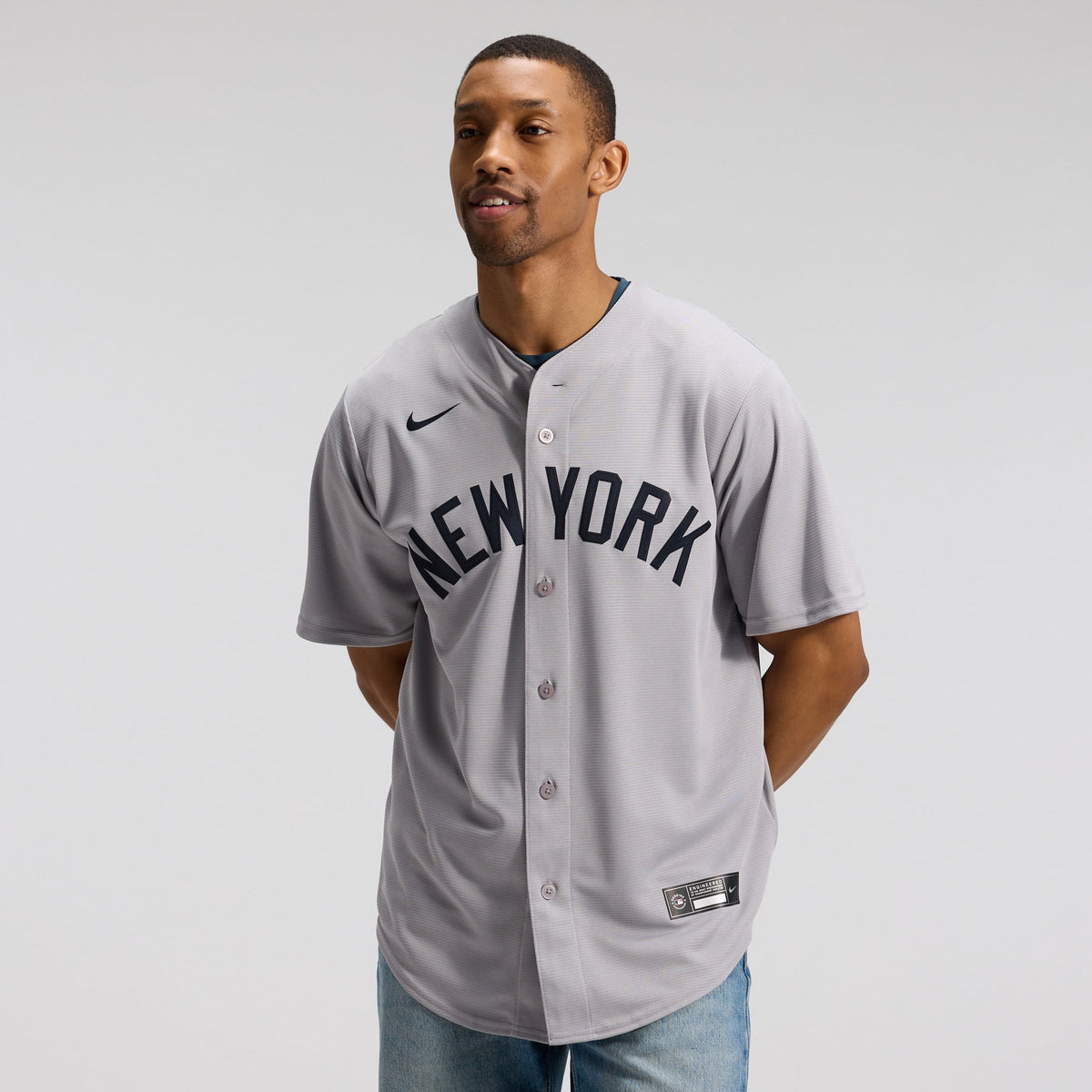 Men's  New York Yankees Gerrit Cole Nike Gray Road Replica Jersey