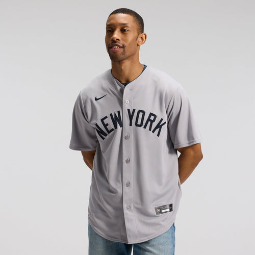 Men's  New York Yankees Gerrit Cole Nike Gray Road Replica Jersey